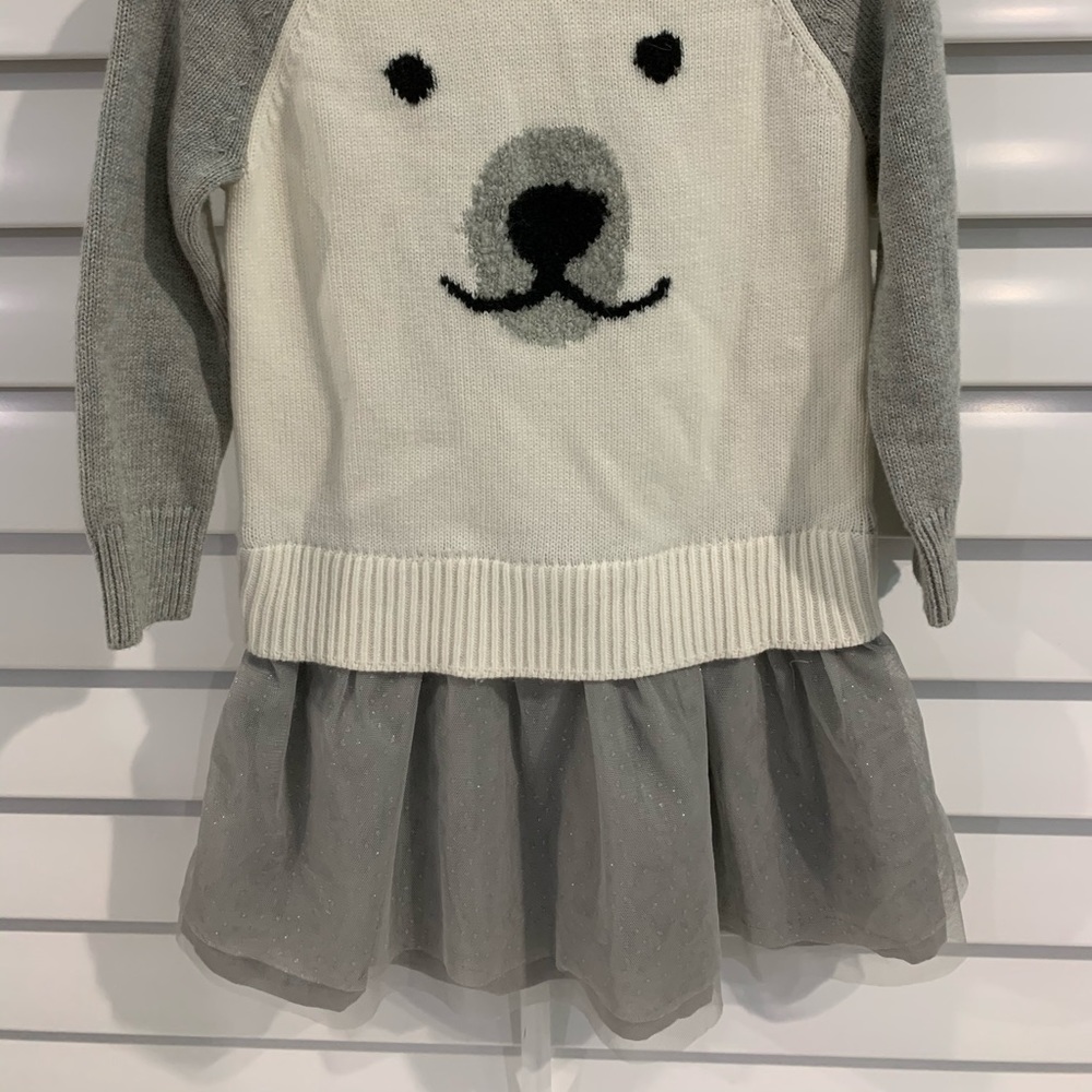 Polar bear sweater dress